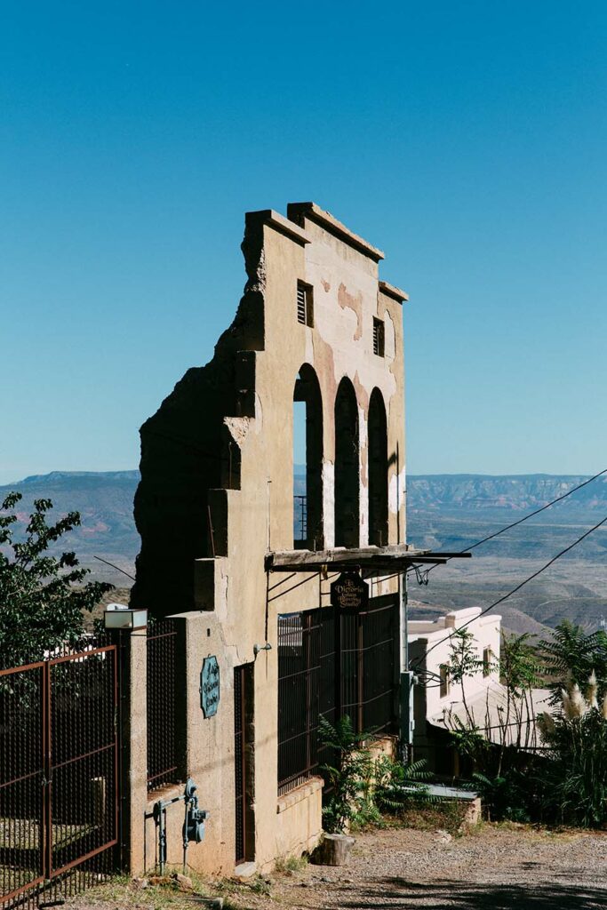 Alte Fassade in Jerome