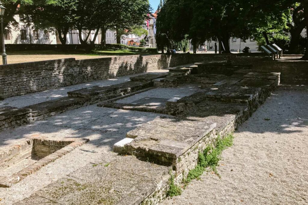 Augsburg Stadtbesichtigung Ausgrabungen am Dom