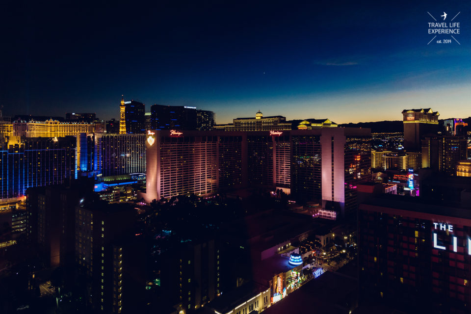 Blick über Sin City Las Vegas