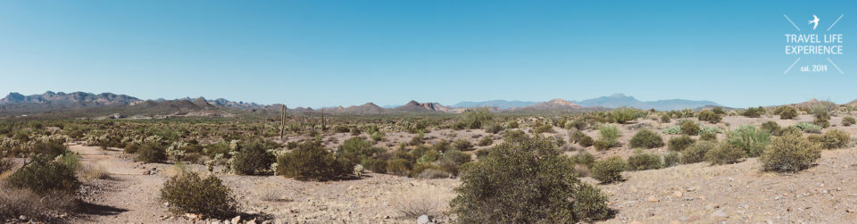 Panorama Superstition Mountains