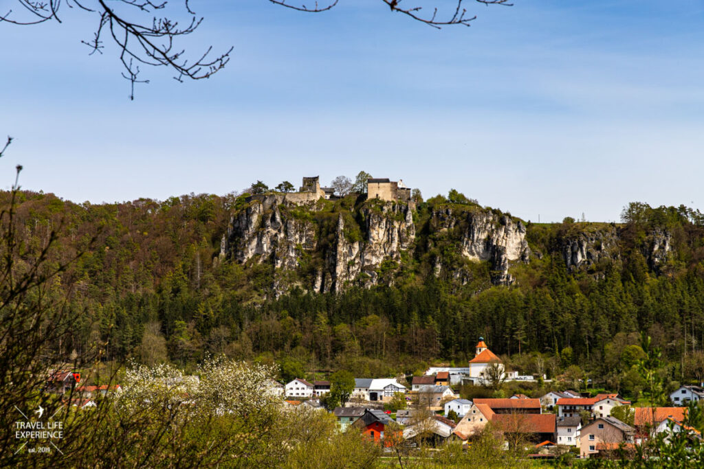 Blick auf Arnsberg und die darüber liegende Burganlage