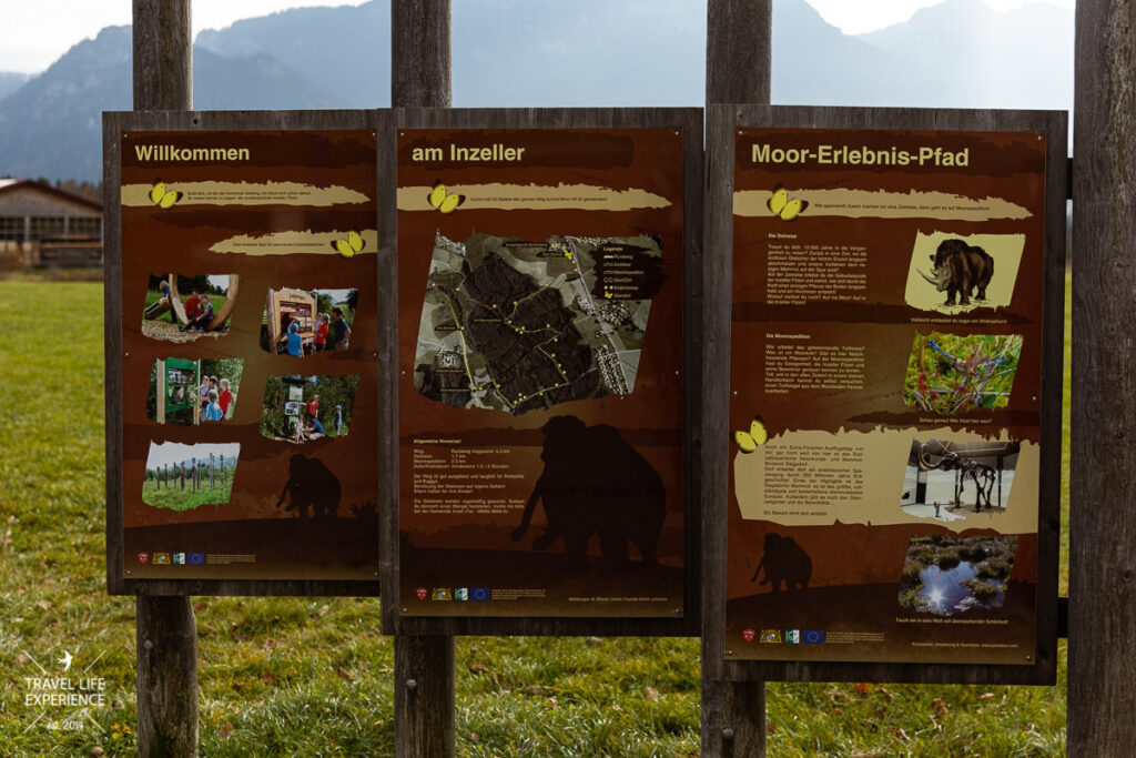 Infotafeln Moor-Erlebnis-Pfad Inzell Chiemgau