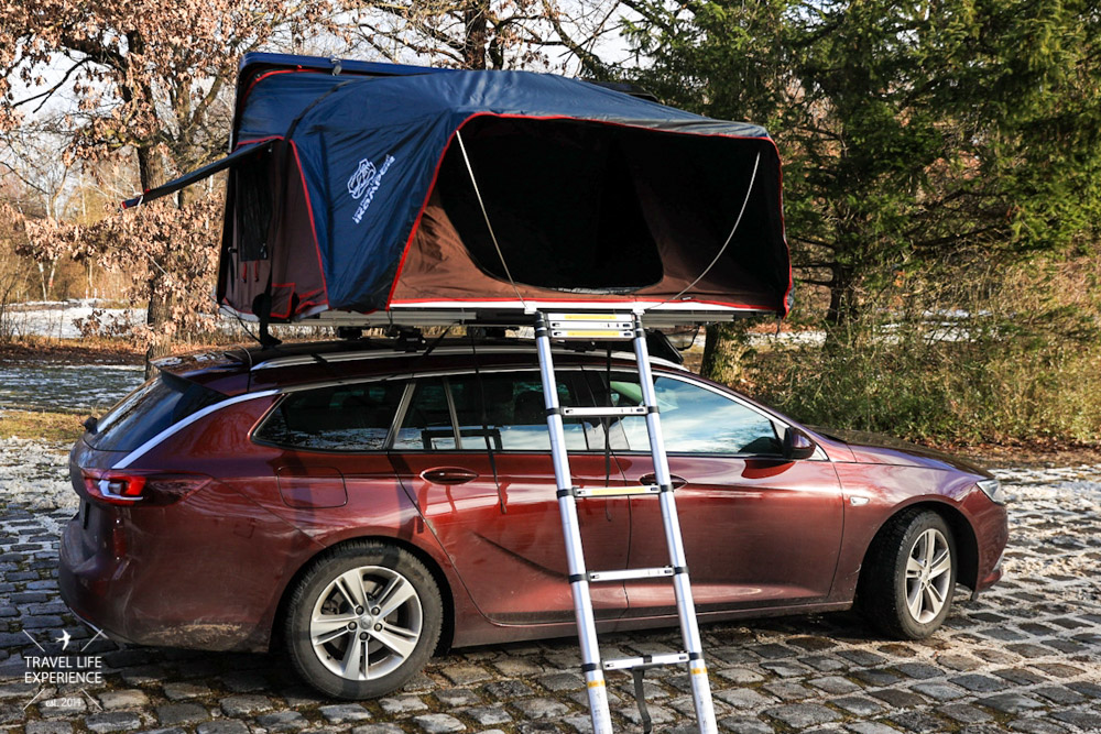 Vom Wohnwagen zum Dachzelt | Skycamp 2.0 auf Opel Insignia