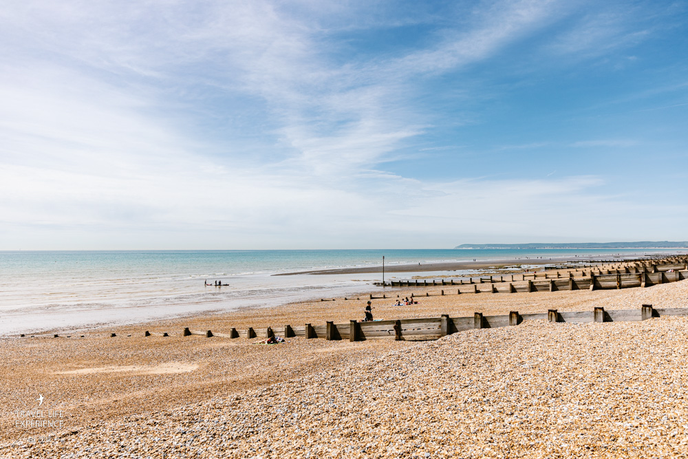 Roadtrip durch England und Wales Strand in Bexhill-on-the-sea