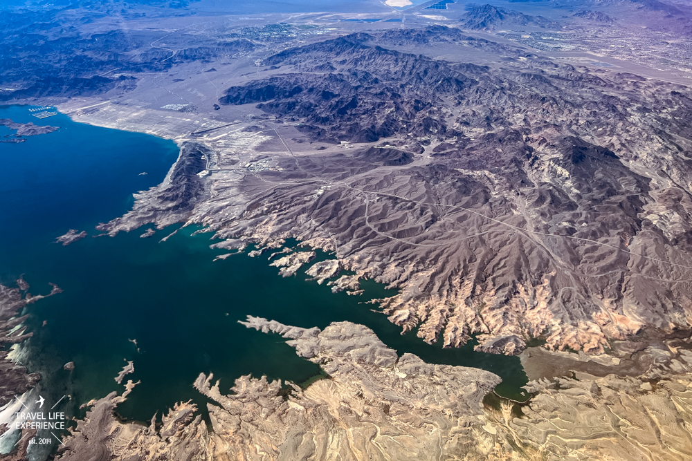 Routenplanung für 25 Tage USA Südwesten - Blick auf den Lake Mead bei Las Vegas