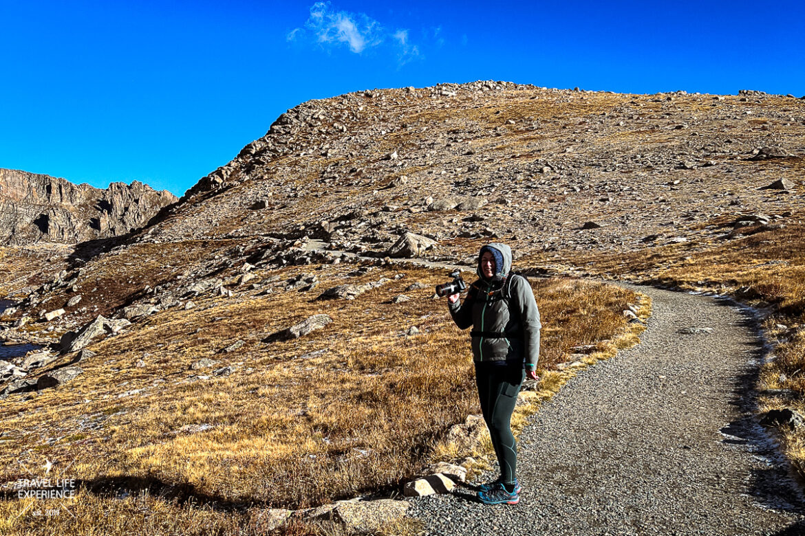 Wandern am Mount Evans (jetzt Mount Blue Sky) Colorado
