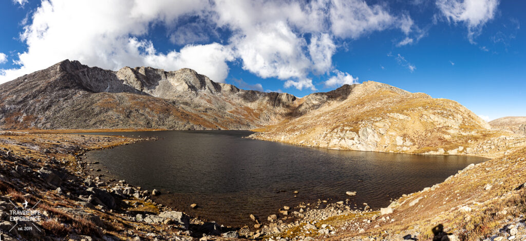 Summit Lake am Mount Evans / Mount Blue Sky Scenic Byway in Colorado 