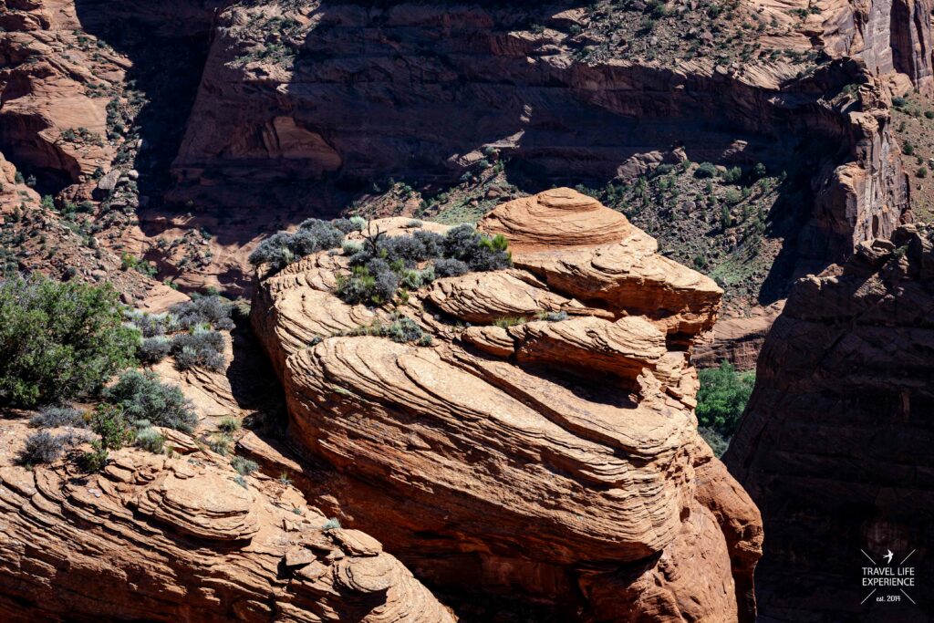 Spannende Felsformationen im Canyon de Chelly National Monument in Arizona