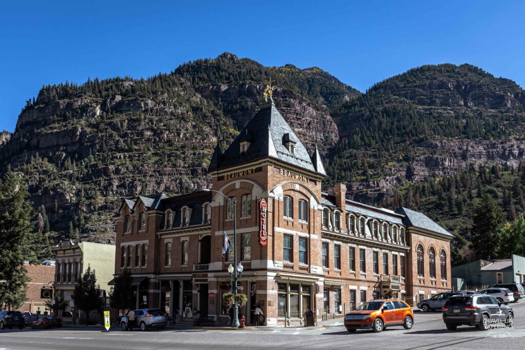 Historisches Gebäude in Downtown Ouray Colorado