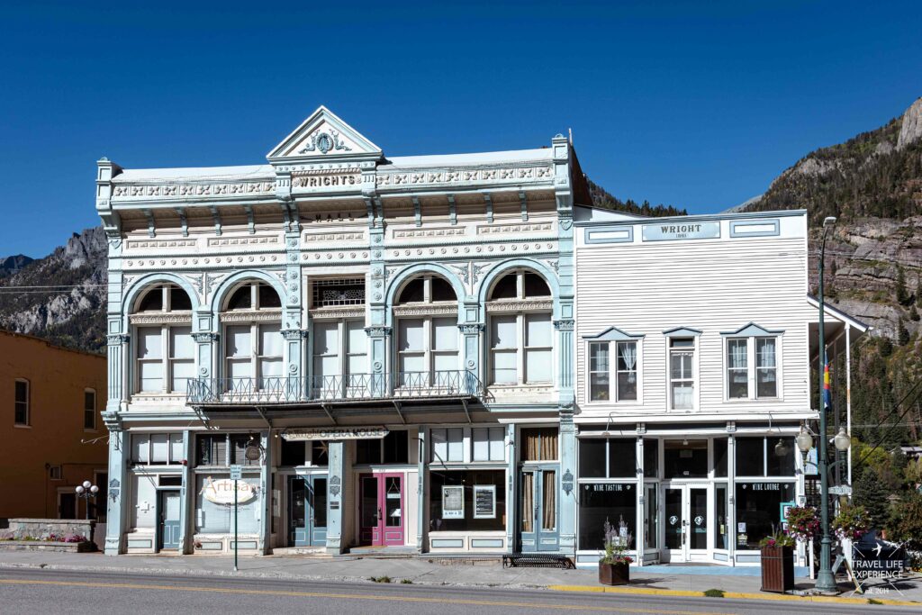 Historisches Gebäude in Downtown Ouray Colorado