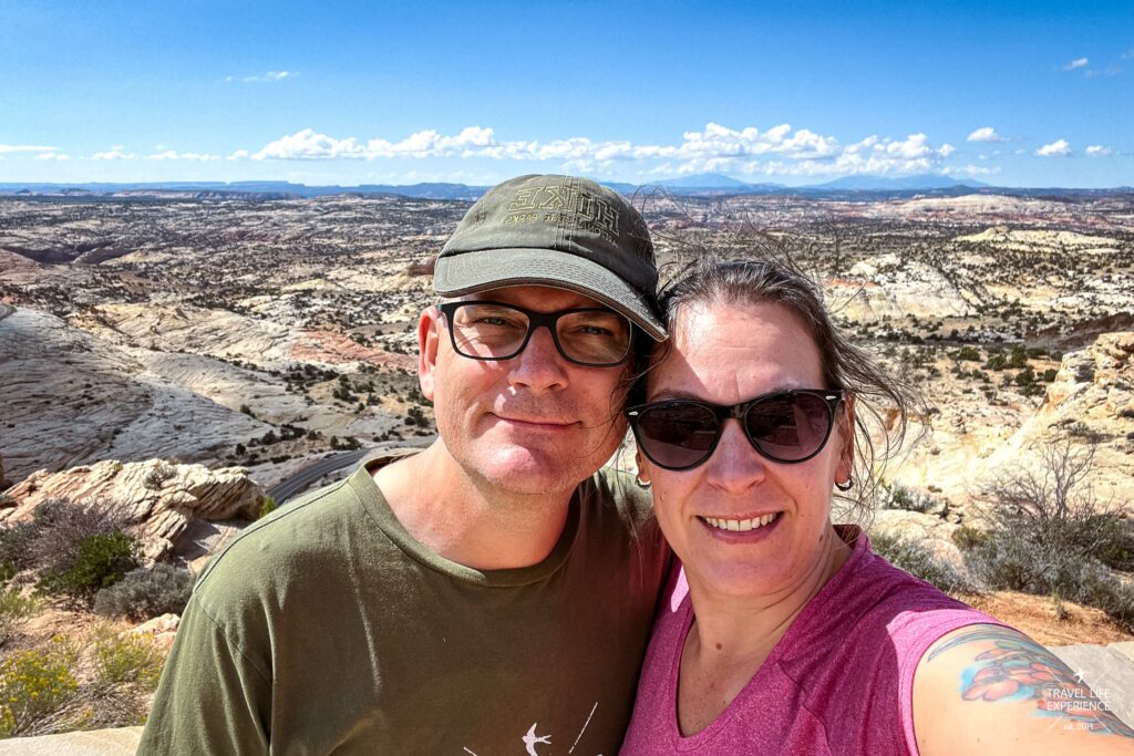 Der Head of the Rocks Overlook am Scenic Byway 12 in Utah