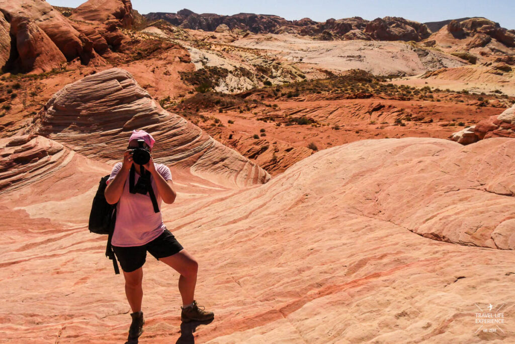 Wandern am Fire Wave Trail