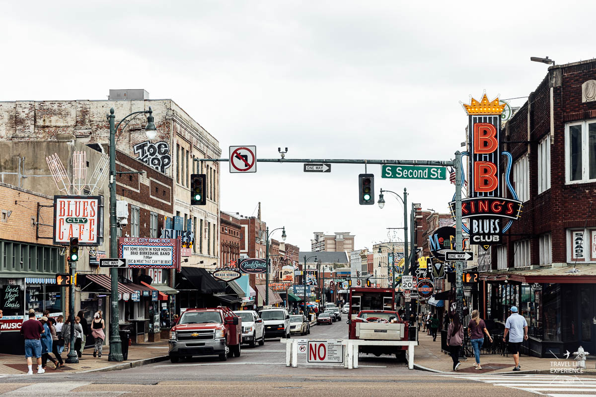 Rundreise durch Florida und die Südstaaten: Die Beale Street in Memphis