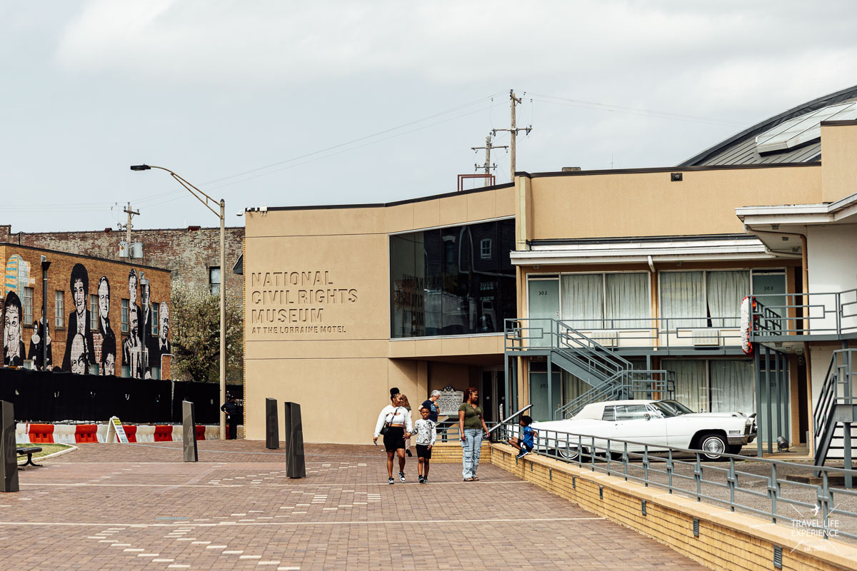 Das National Civil Rights Museum im ehemaligen Lorraine Motel in Memphis