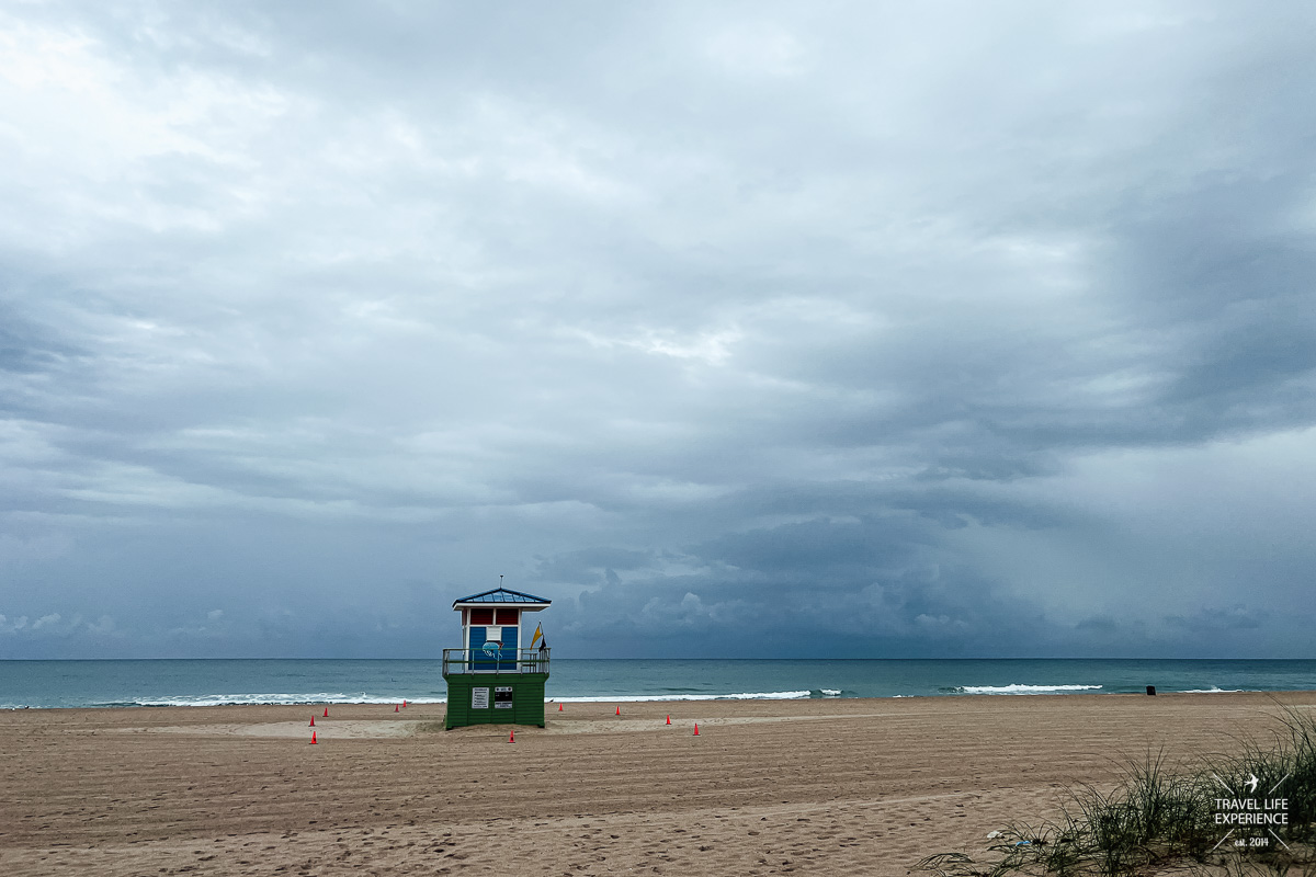 Rundreise durch Florida und die Südstaaten: Baywatch Tower in Pompano Beach