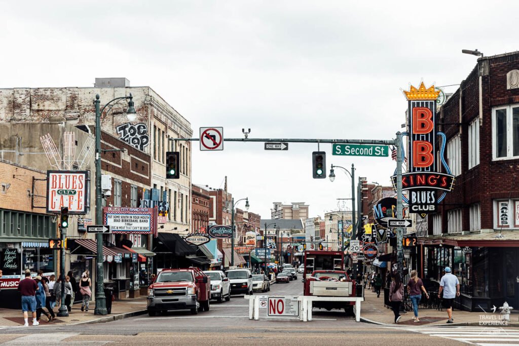 Rundreise durch Florida und die Südstaaten: Die Beale Street in Memphis