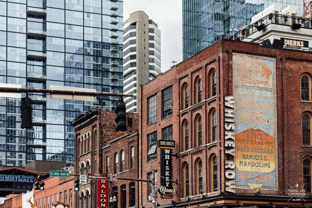 Hausfassaden in Nashville