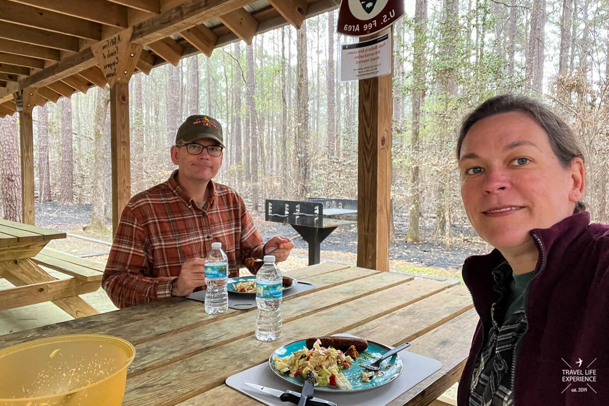 Picknick im Congaree Nationalpark
