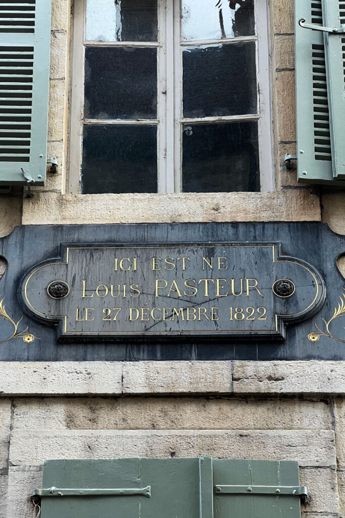 Roadtrip Jura: das Geburtshaus von Luis Pasteur in Dôle
