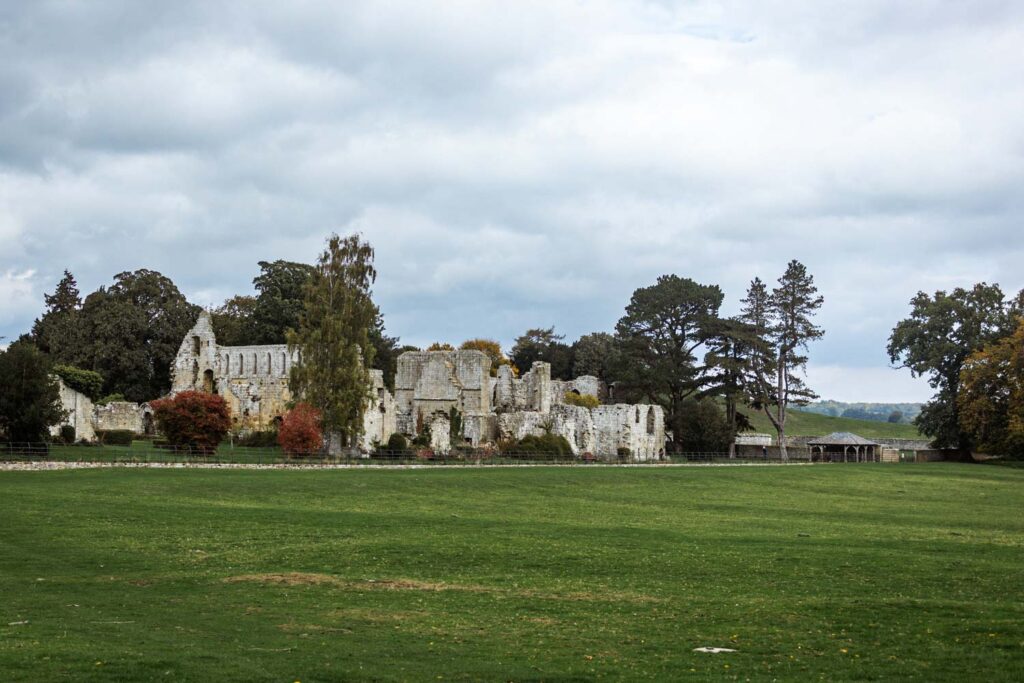 Die Ruinen von Jervaulx Abbey in den Yorkshire Dales