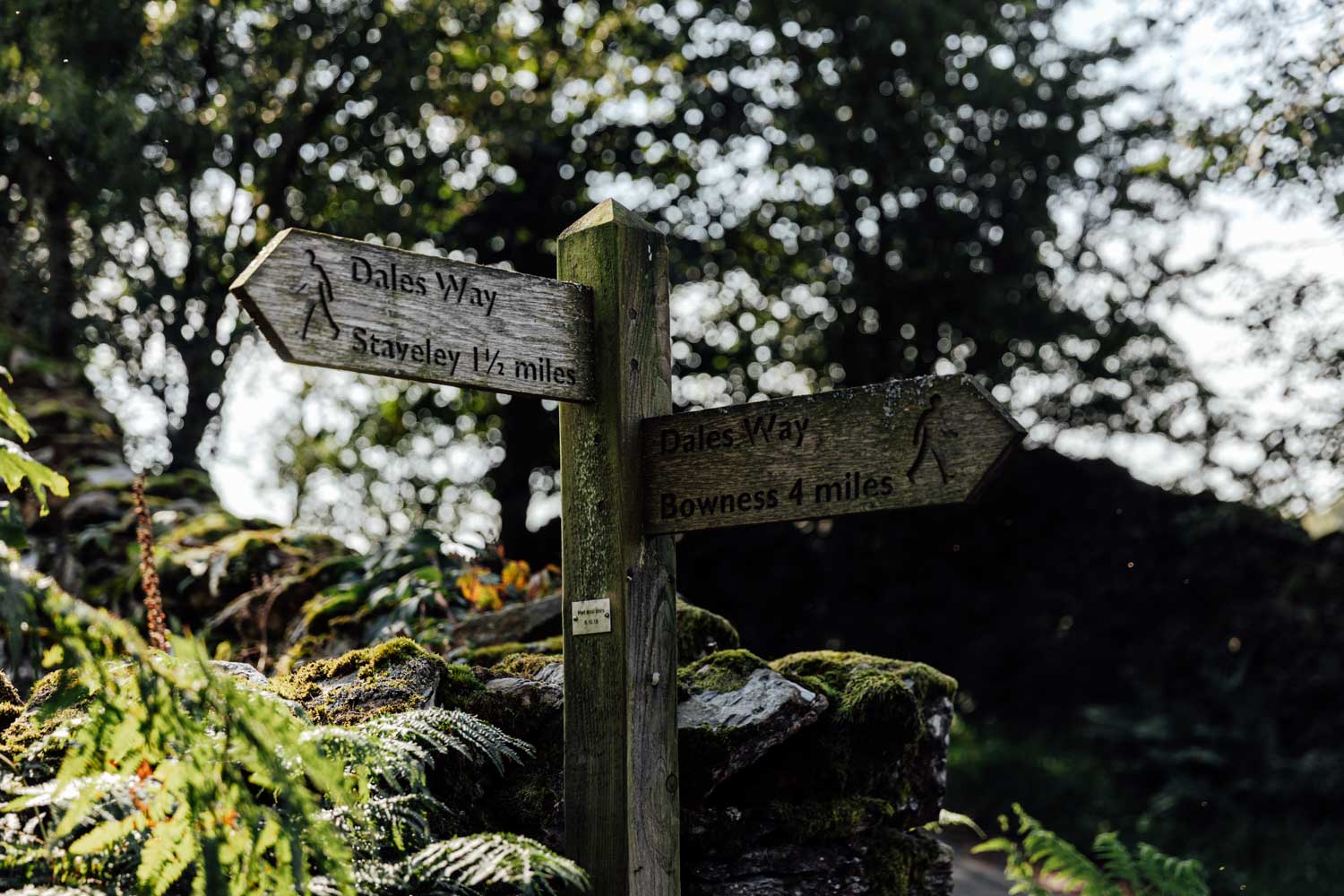 Wandern in England: Wegmarkierung