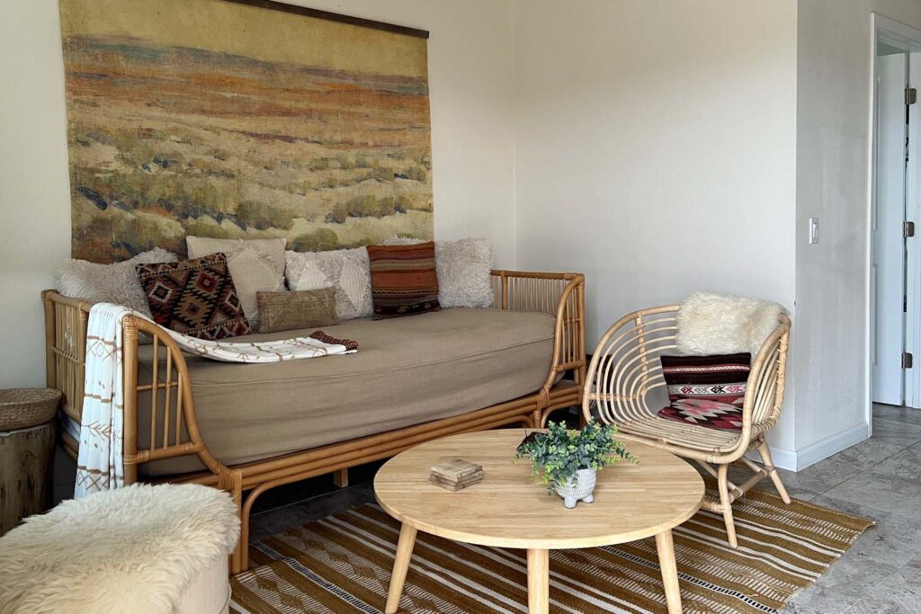 Airbnb am Joshua Tree - das Wohnzimmer